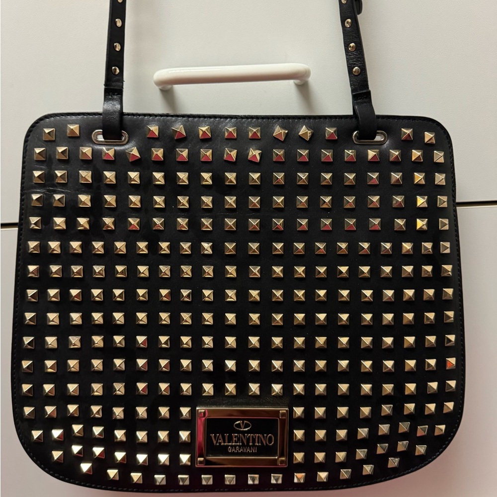 Limited edition, rare, Valentino rockstud Napa leather Studded Shoulder Bag